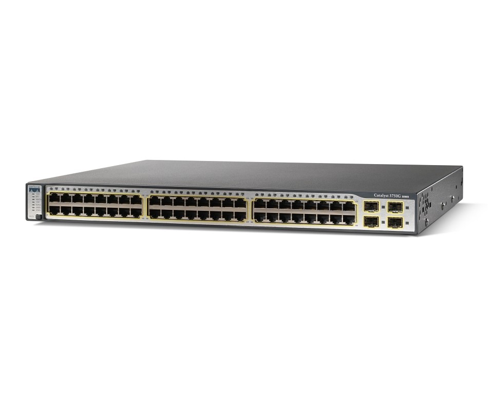 Cisco WS-C3750G-48TS-S Catalyst 3750G 48 Port Gigabit Ethernet Switch